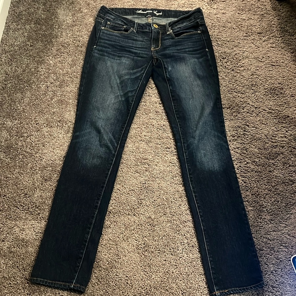 American Eagle dark jeans